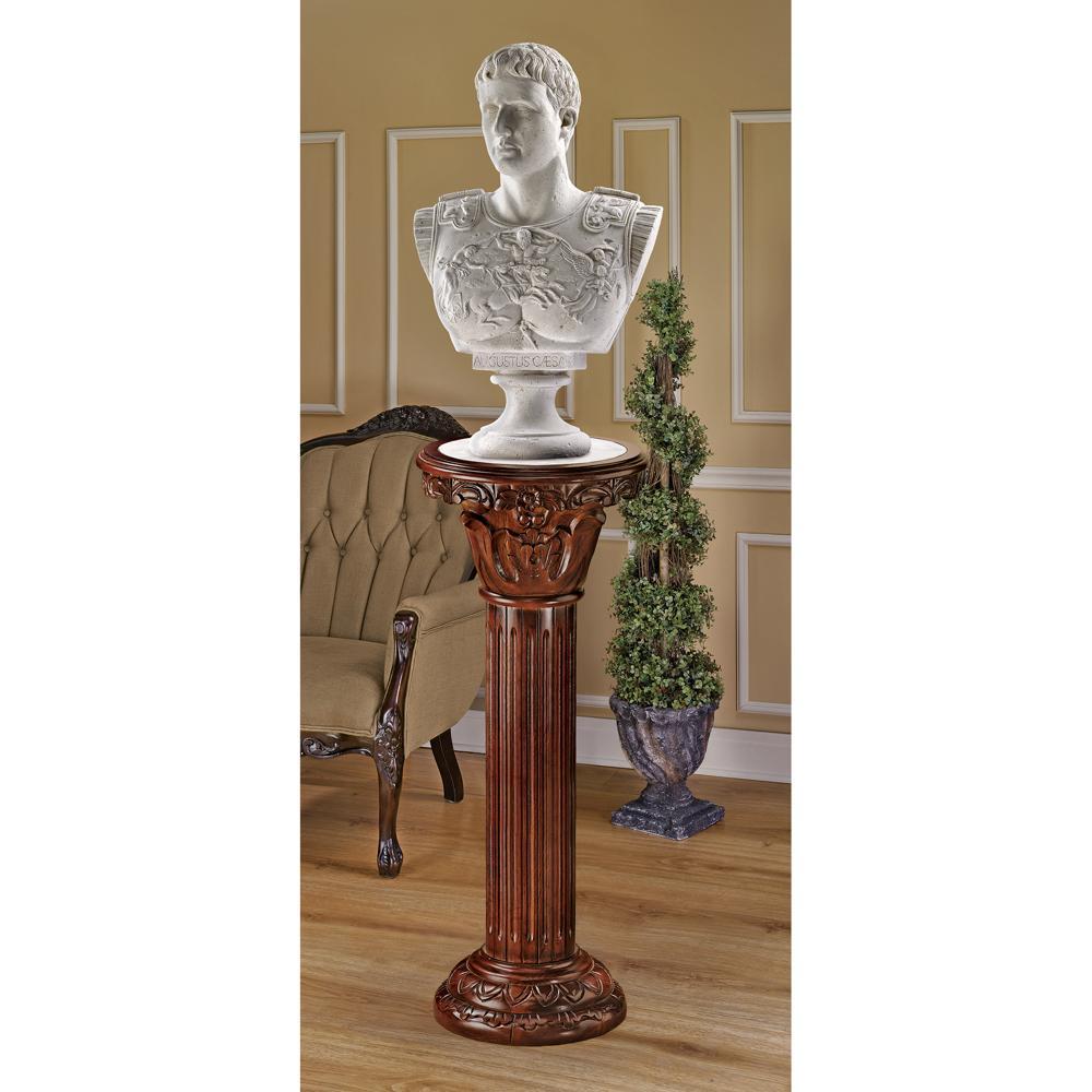 Imperia Marble-Inlaid Column: Large