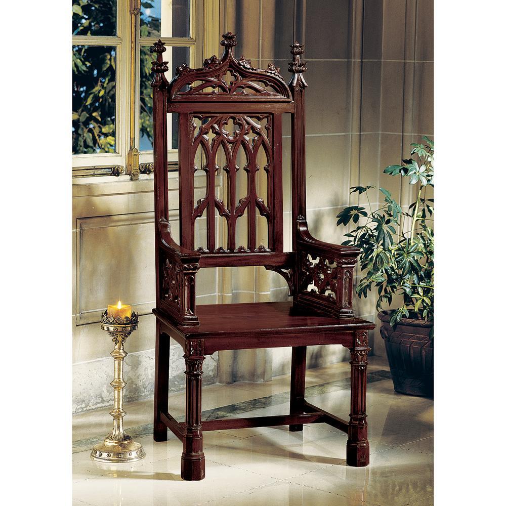 Gothic Tracery Cathedral Chair: Each