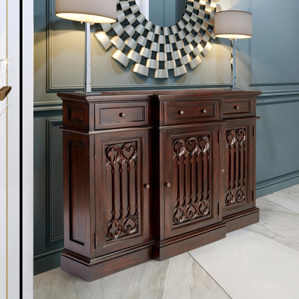 Canterbury Abbey Gothic Sideboard Console Table