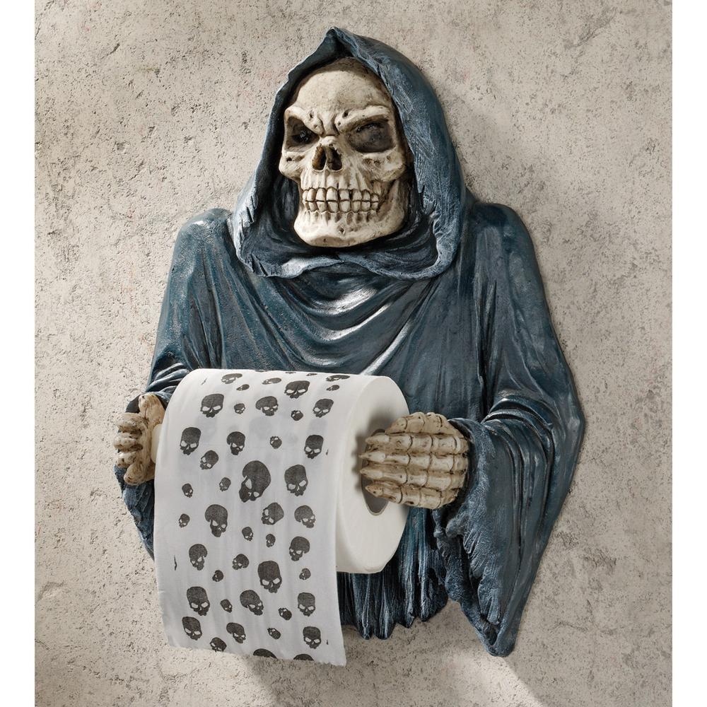 Grim Reaper Gothic Toilet Paper Holder