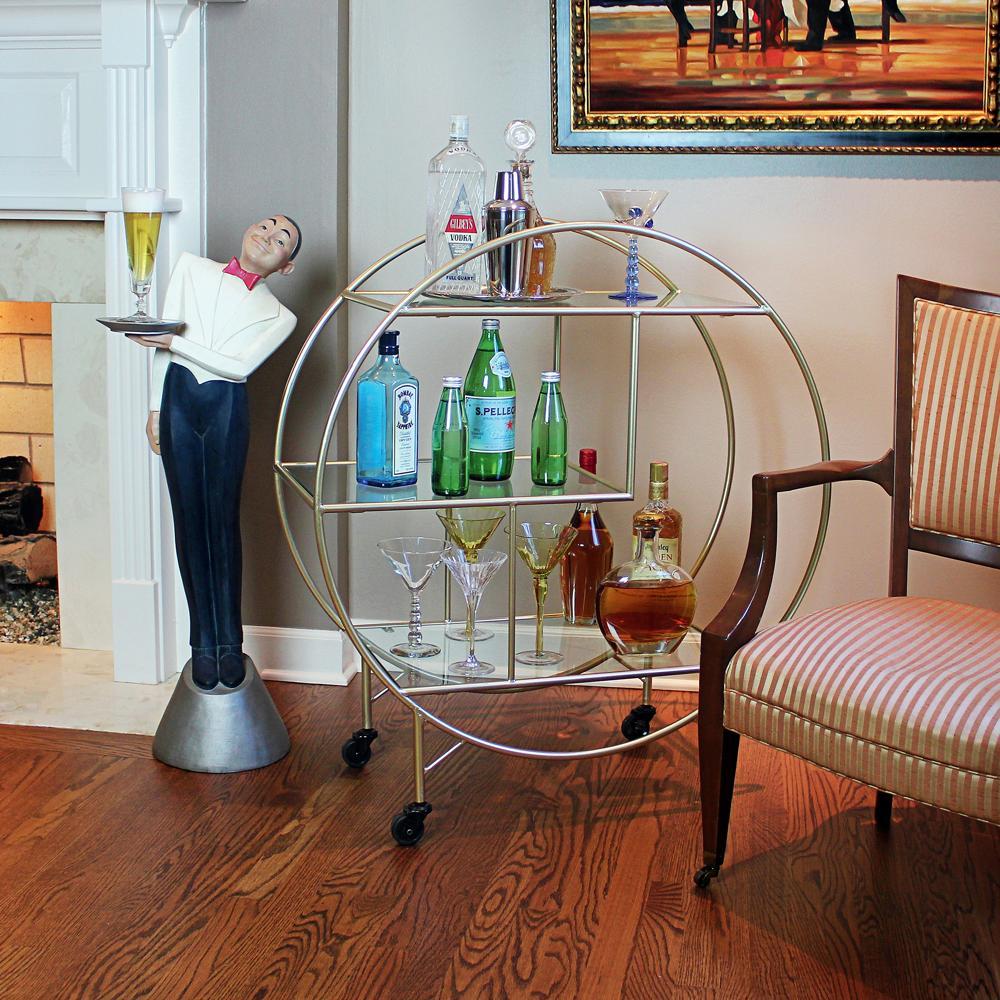 Art Deco Savoy Trolley Drinks Bar Cart