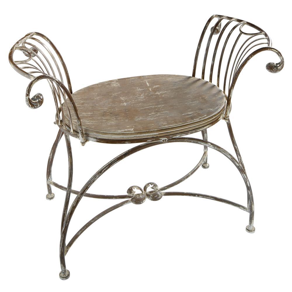 Hadrian's Villa Metal Spa Bench