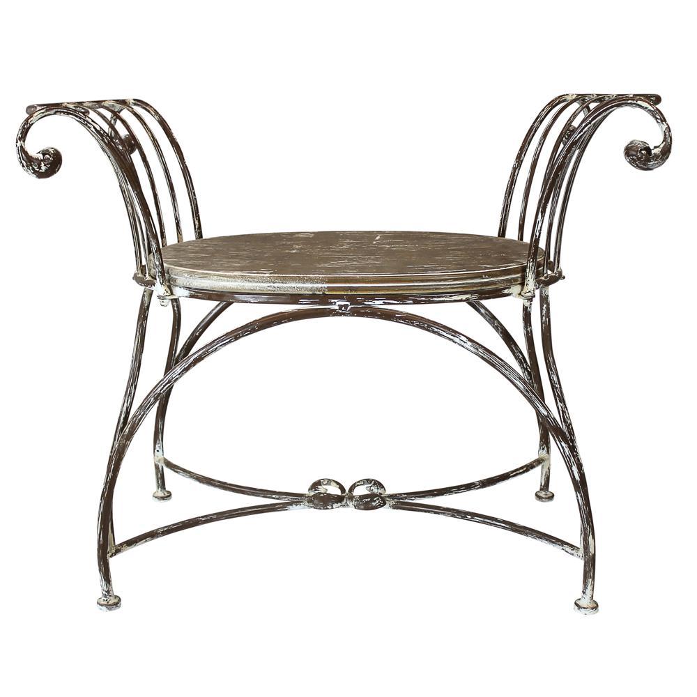 Hadrian's Villa Metal Spa Bench