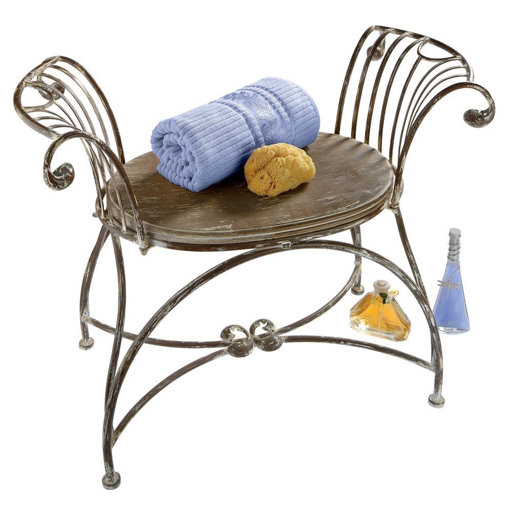 Hadrian's Villa Metal Spa Bench