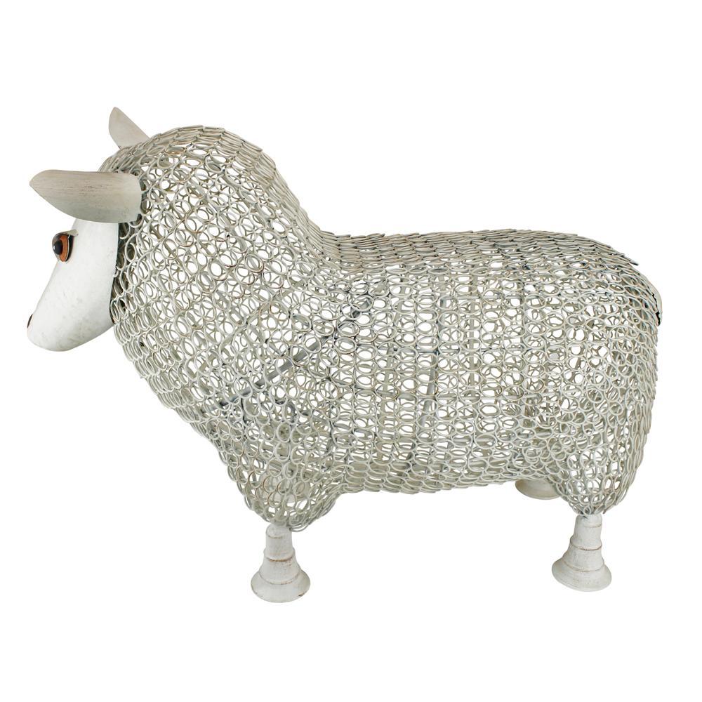 Sheep Settee Sculptural Metal Garden Bench
