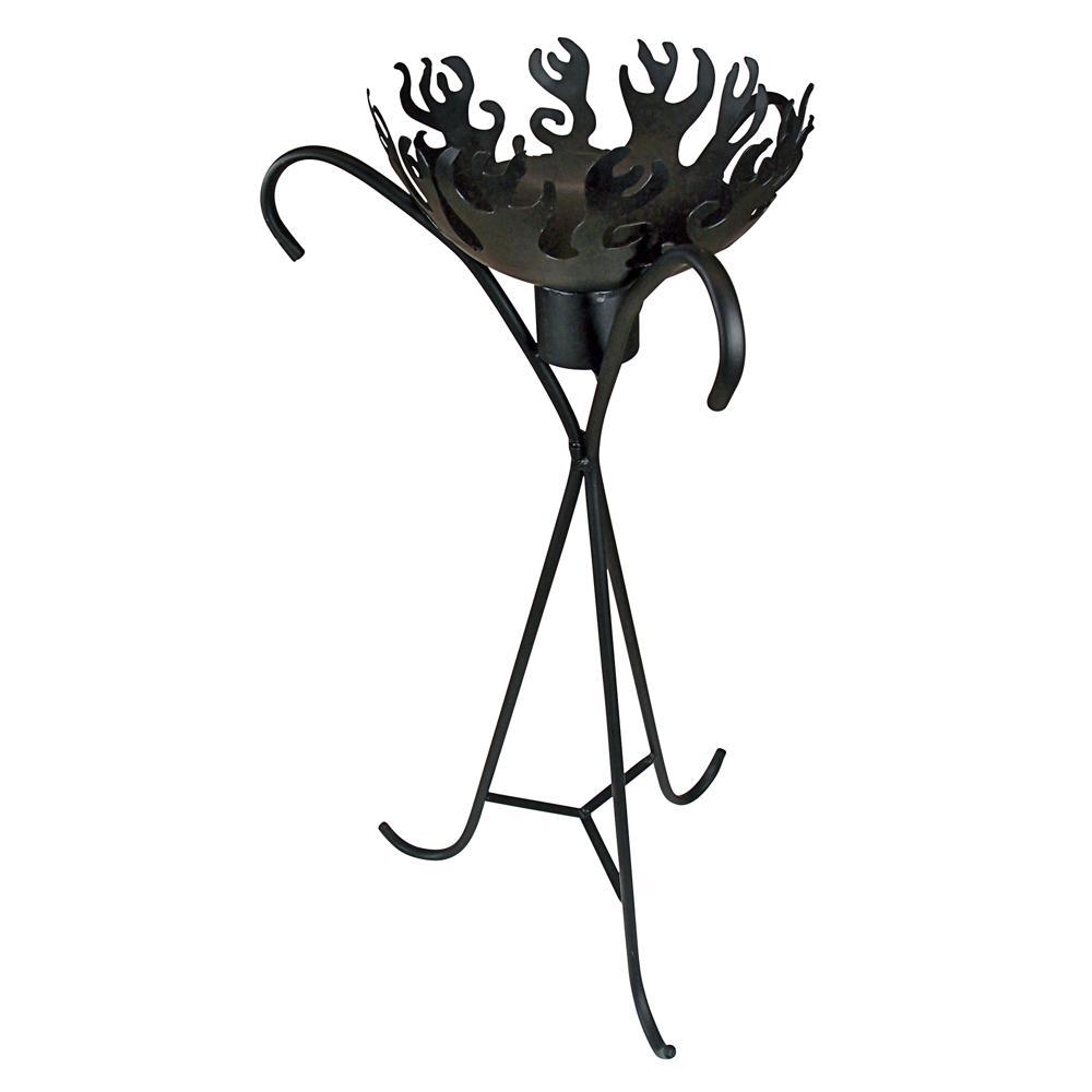 Flames of the Tiki God Metal Planter: Large