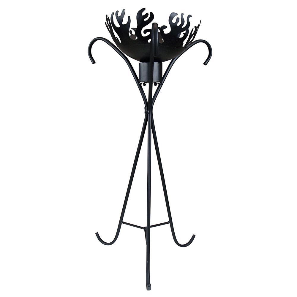 Flames of the Tiki God Metal Planter: Large