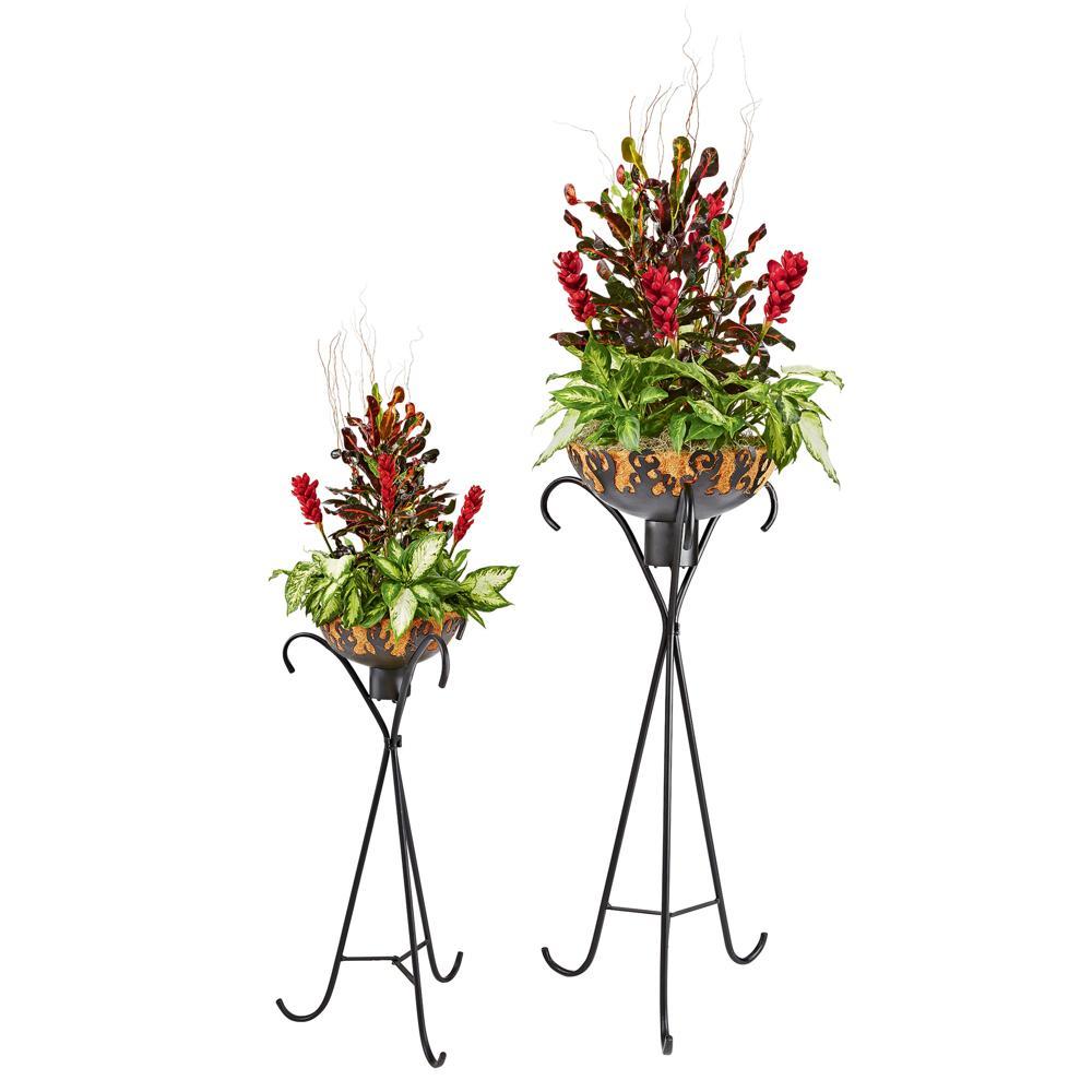 Flames of the Tiki God Metal Planter: Large