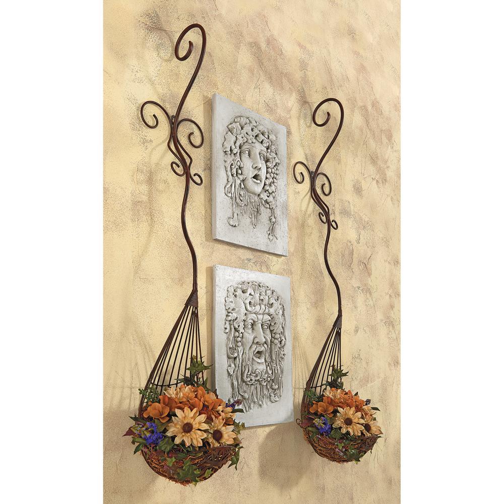 Barcelona Sculptural Metal Wall Pocket