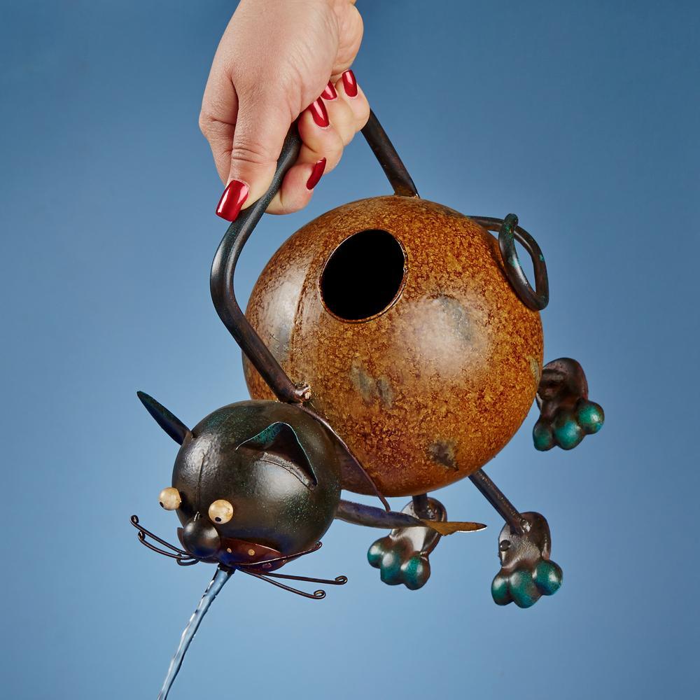 Back to the Farm Metal Cat Watering Can
