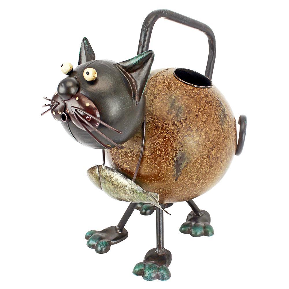 Back to the Farm Metal Cat Watering Can