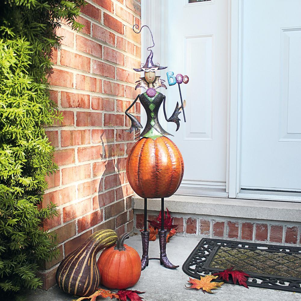 Gloria VanderBoo Metal Witch Halloween Statue