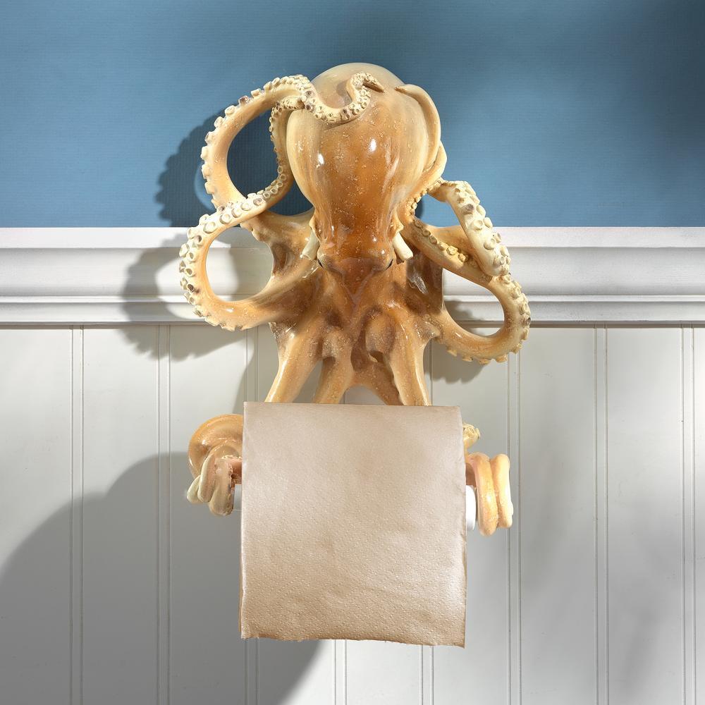 Octopus Tentacles Bathroom Toilet Paper Holder