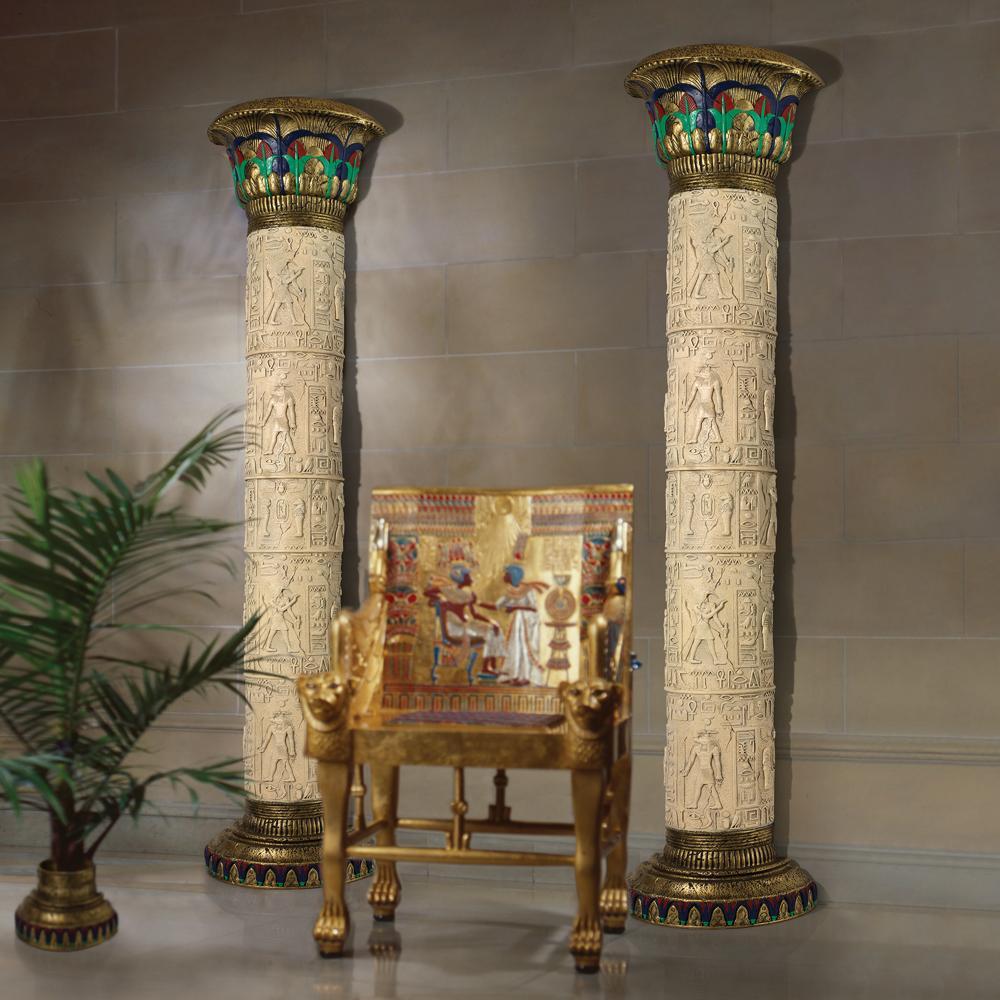The Giant Columns of Luxor Wall Sculpture: Each