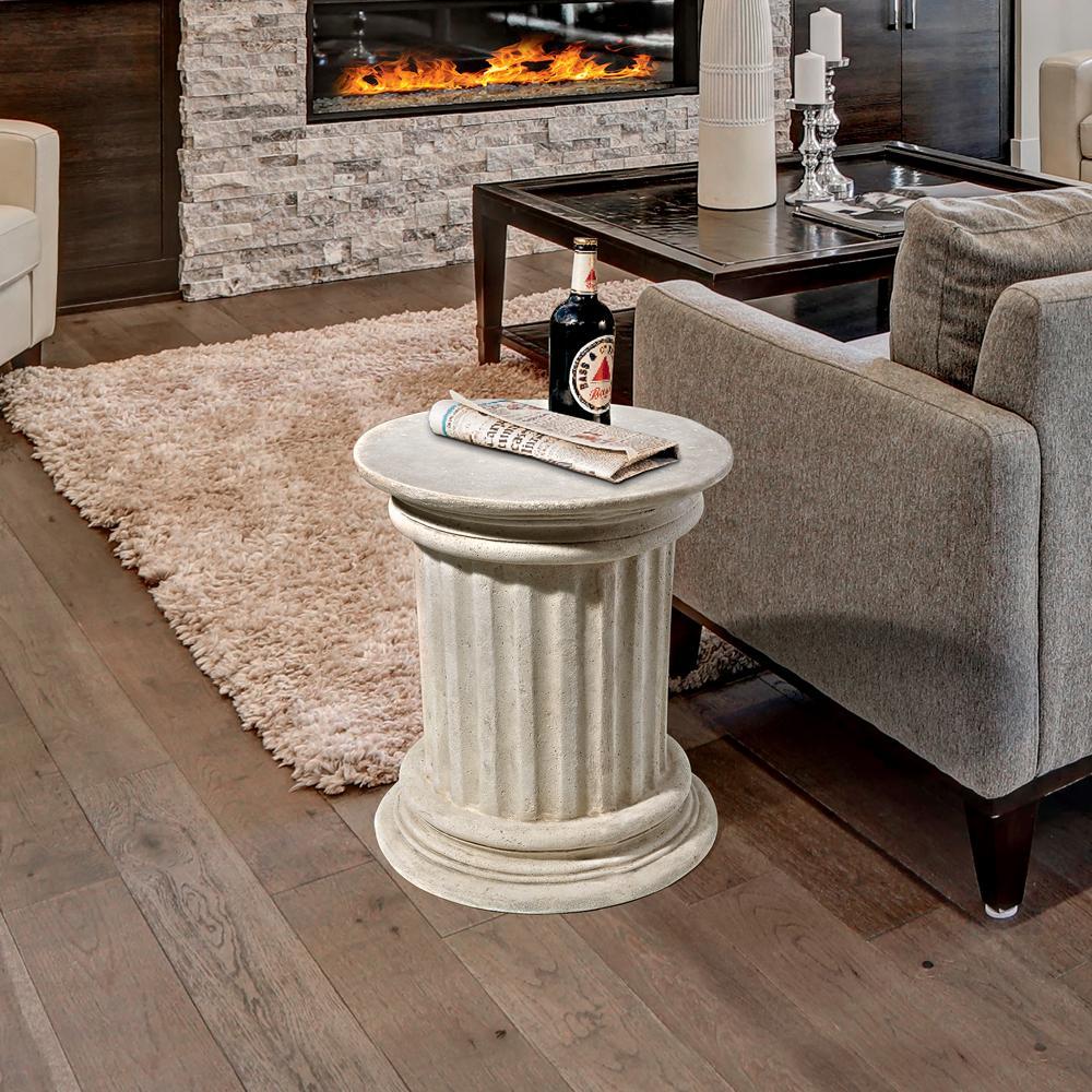 Roman Doric Column Classical Fluted Architectural Plinth: Tall