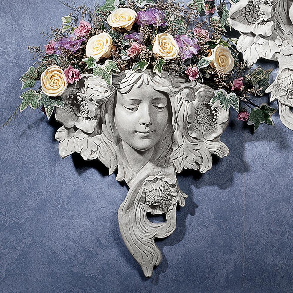 French Greenmen Planter Wall Sculpture: Le Printemps