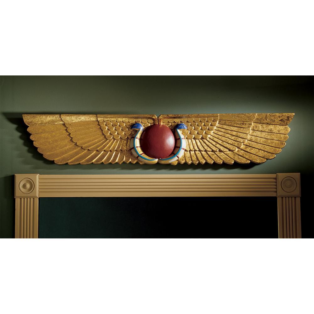 Egyptian Temple Sculptural Wall Pediment