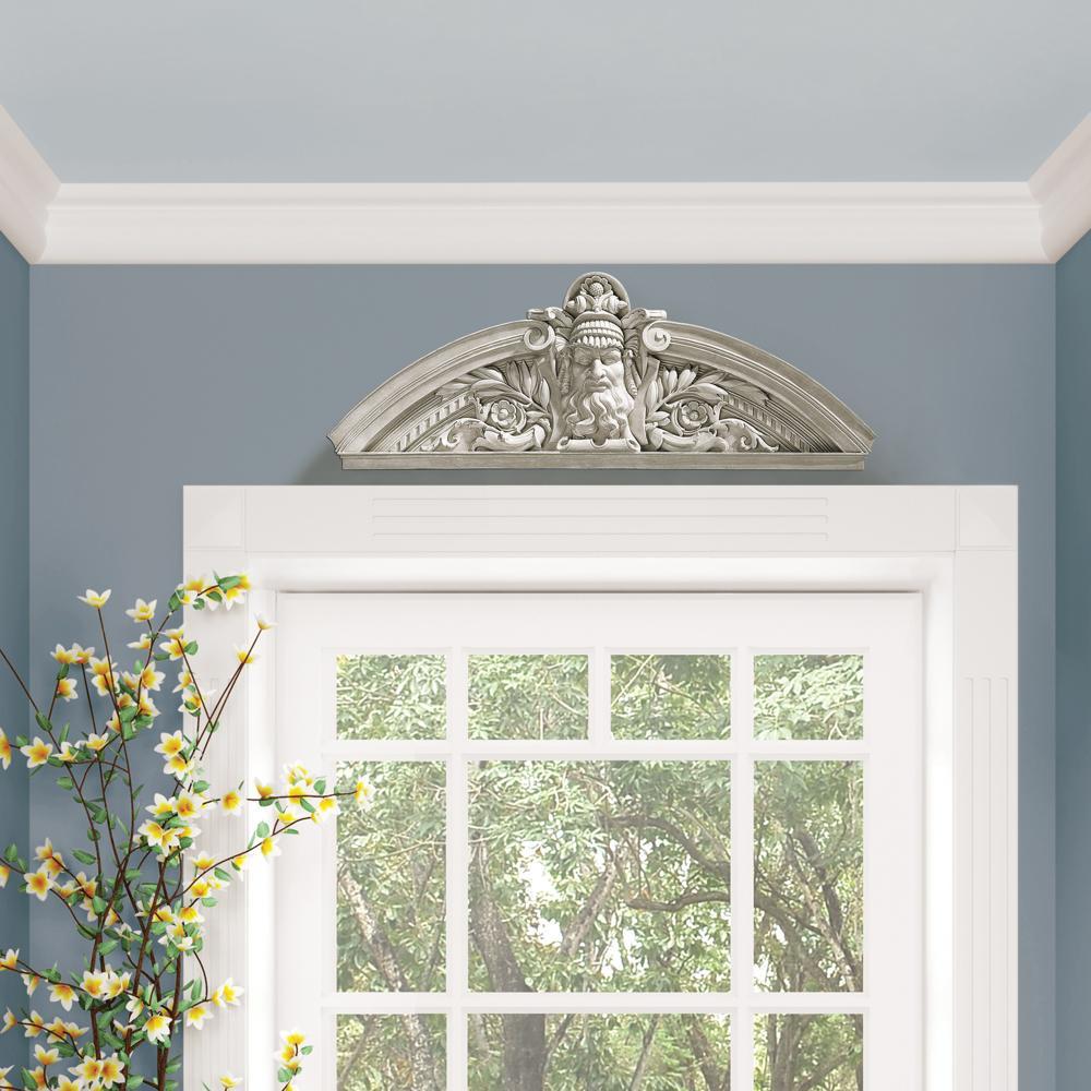 Prometheus Rebel Titan Sculptural Wall Pediment: Each