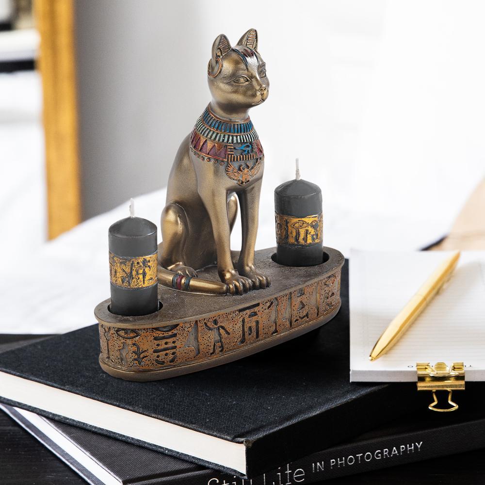 Altar of the Goddess Bastet Candleholder: Each