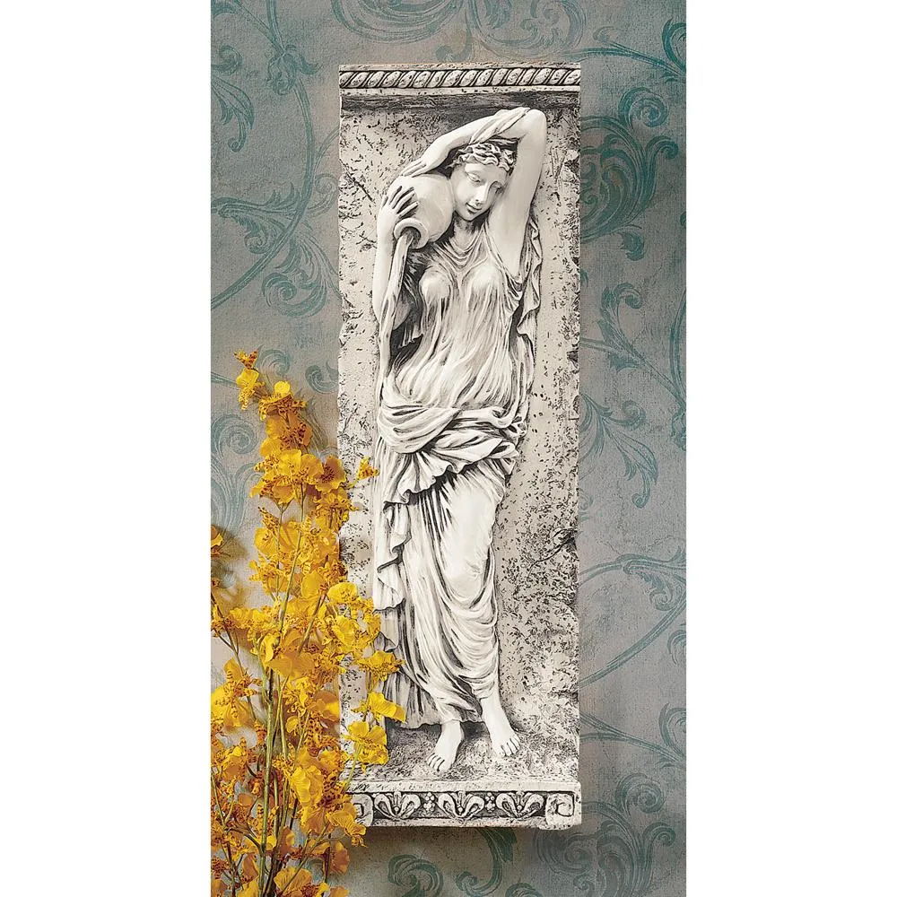 Water Maidens Frieze Wall Sculpture: Dordogne
