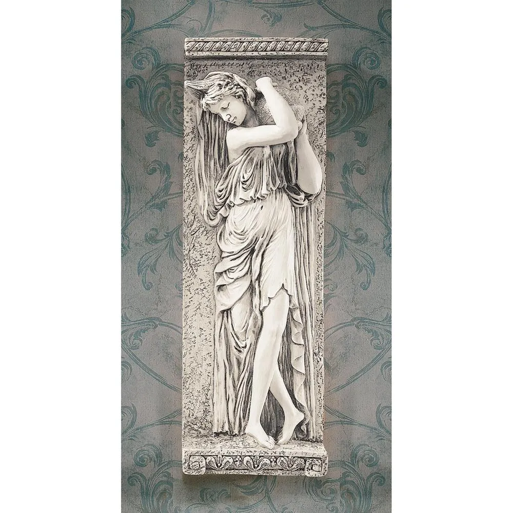 Water Maidens Frieze Wall Sculpture: Seine
