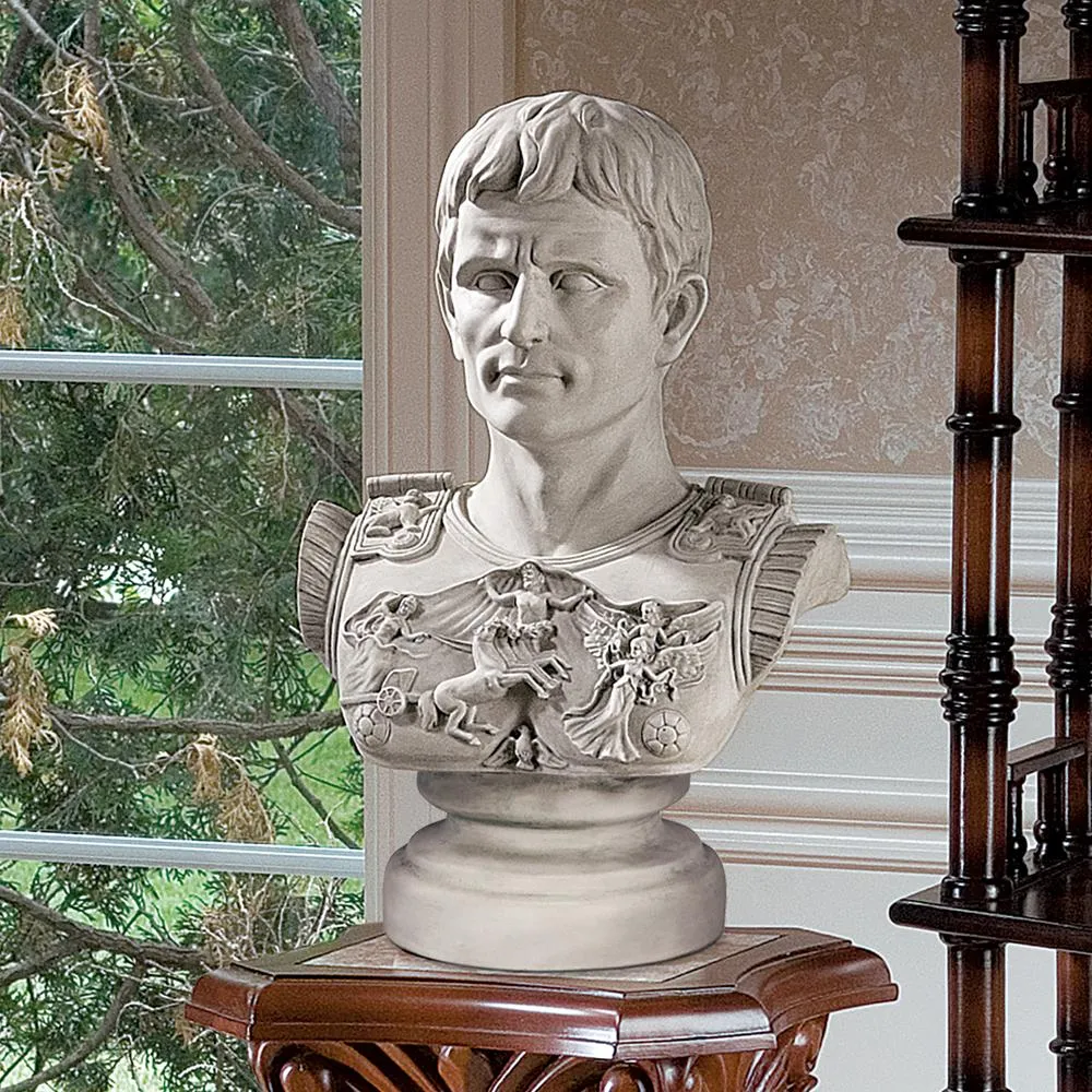 Augustus Caesar Prima Porta Roman Emperor Sculptural Bust