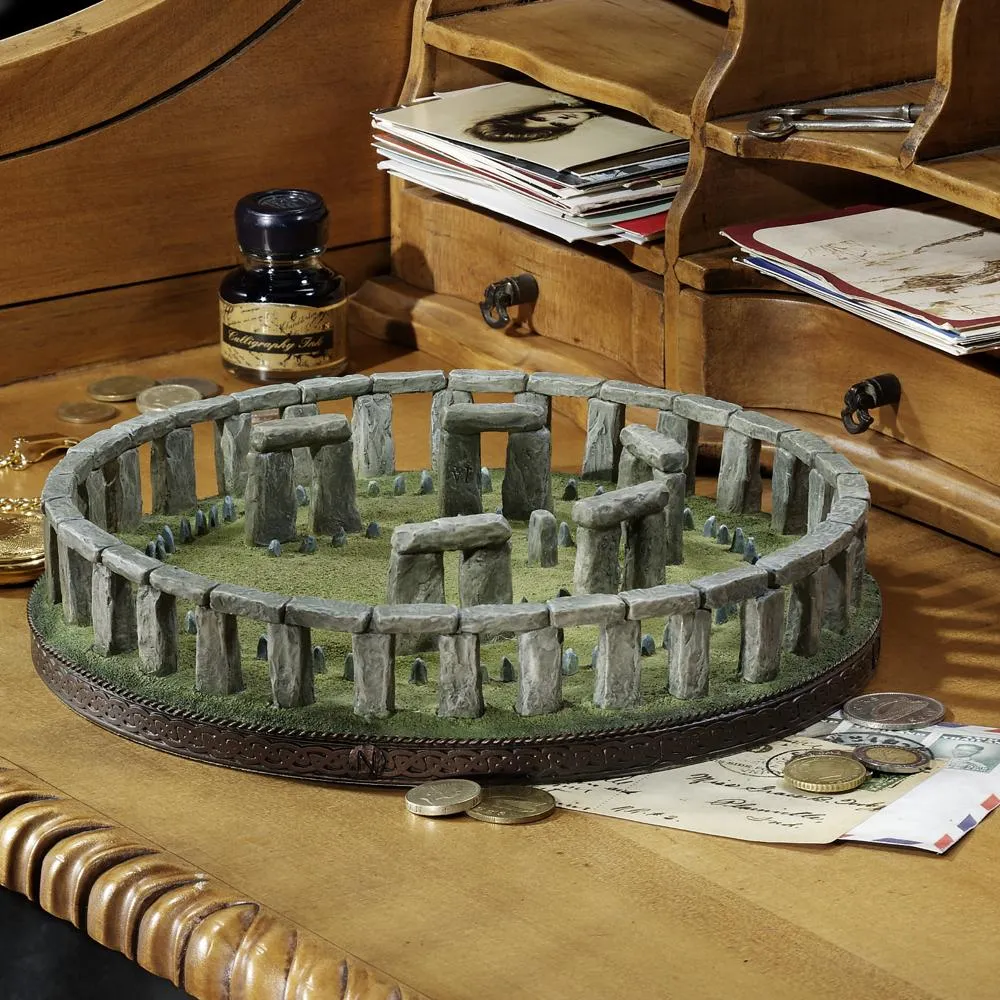 Restored Prehistoric Megalithic Stonehenge Monument Statue