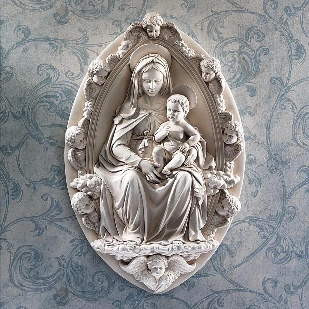 Madonna and Child Wall Sculpture