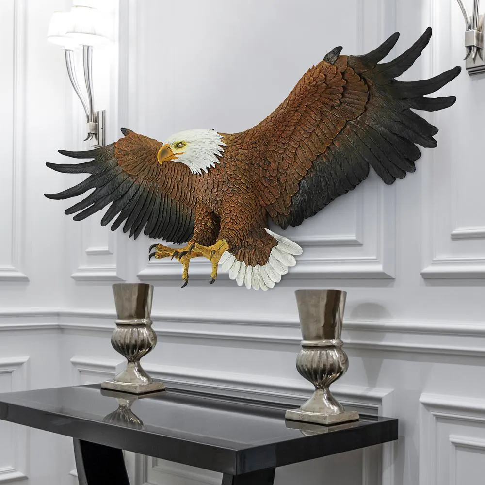 Freedom's Pride American Eagle Wall Sculpture: Grande