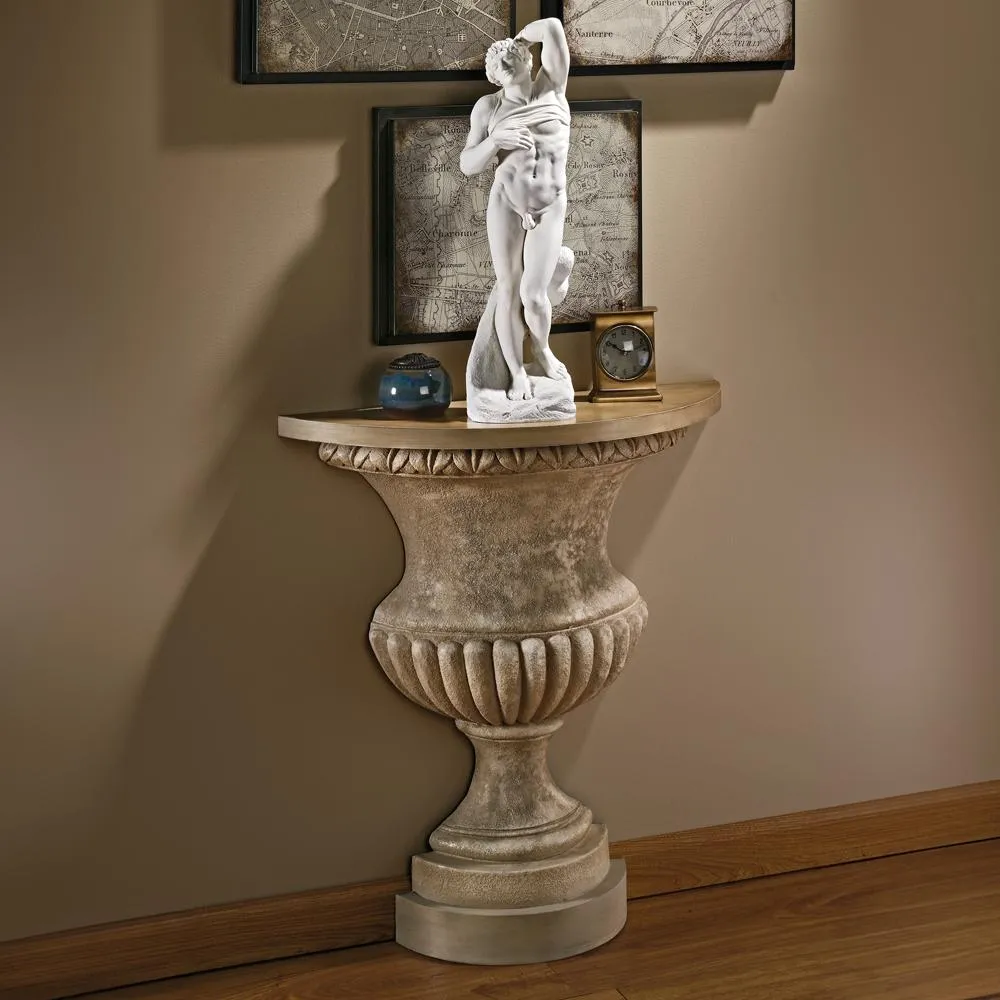 Garden of Versailles Urn Wall Console Table