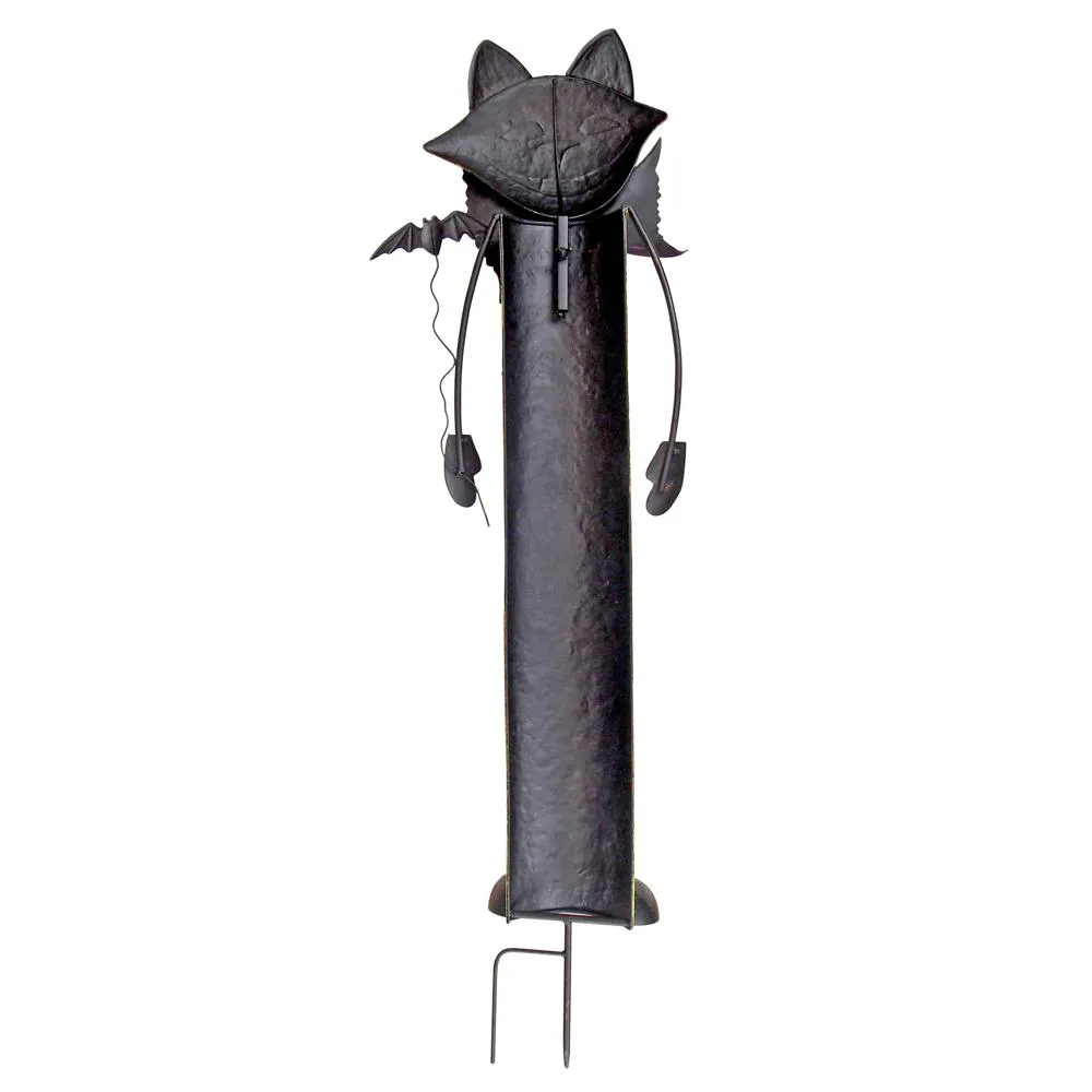 Halloween Ghoulish Gang Metal Garden Stakes: Blackie The Cat