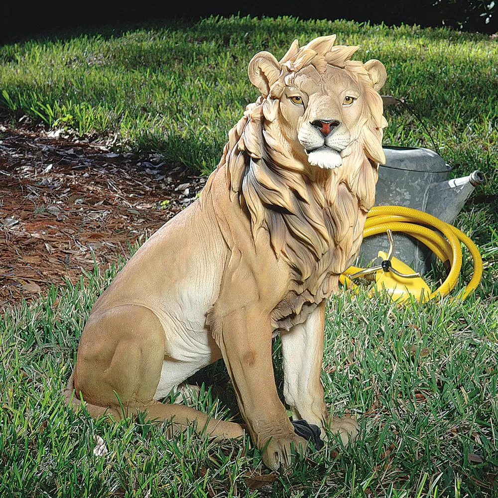 King of Beasts Lion Garden Statue