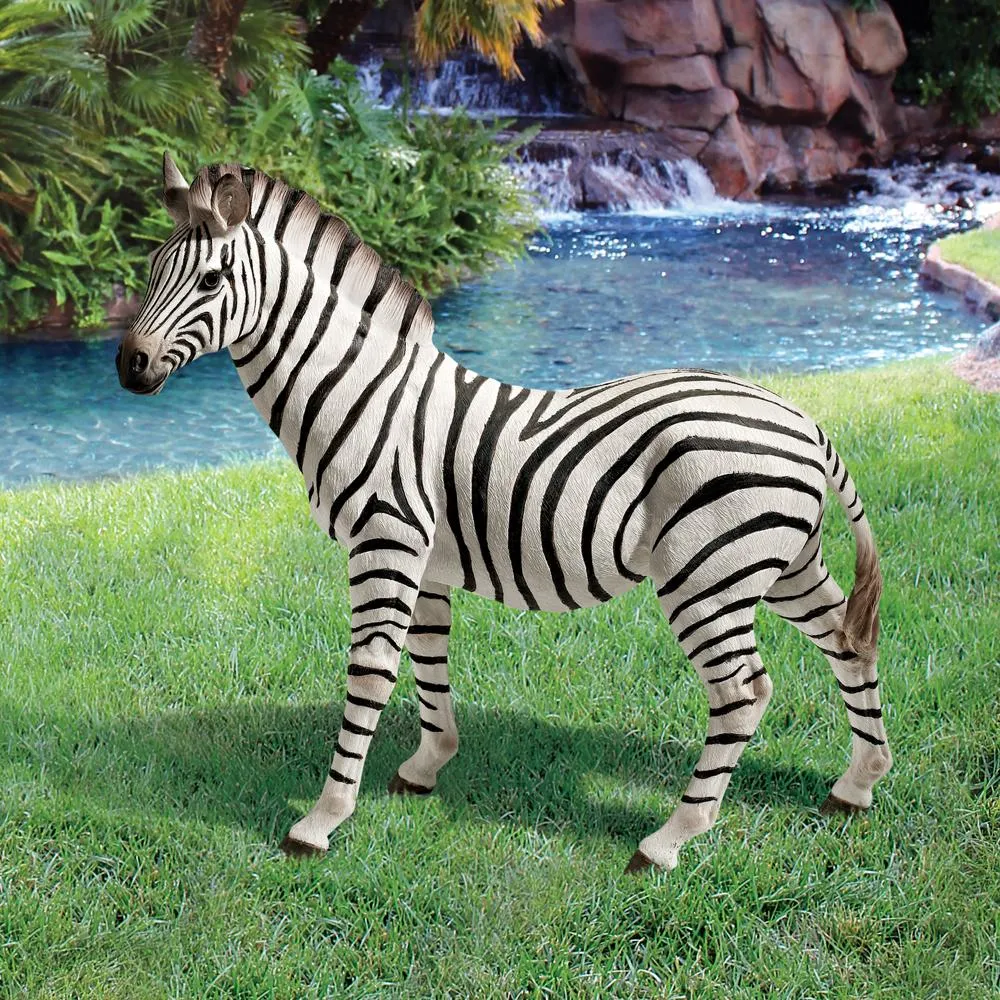Zora the Zebra Garden Statue: Each