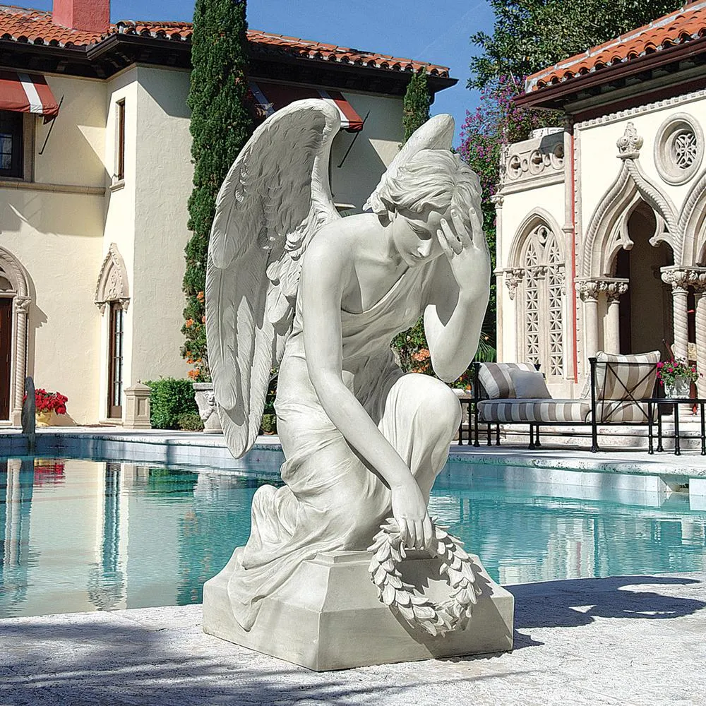 Divine Memories Angel Monument Garden Statue