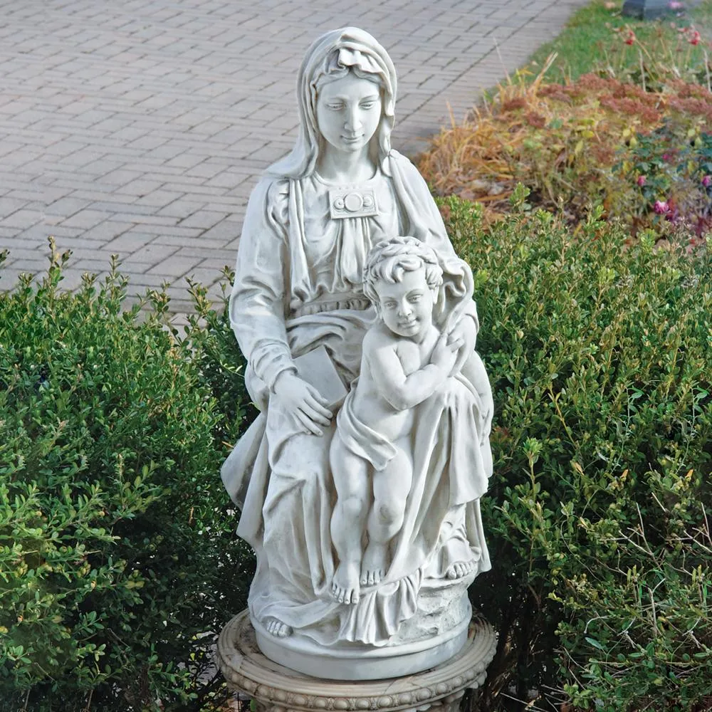 Madonna of Bruges Garden Statue