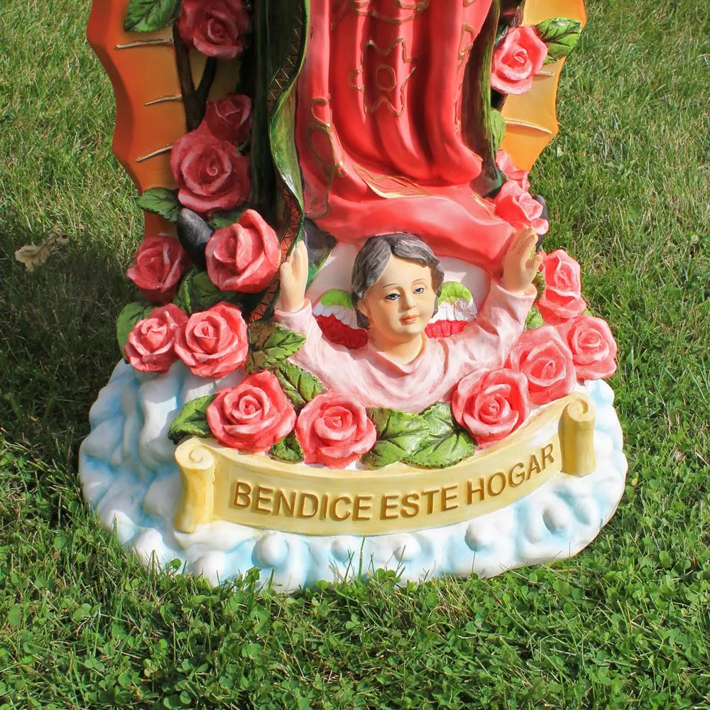 The Virgin of Guadalupe Religious Statue: Grande