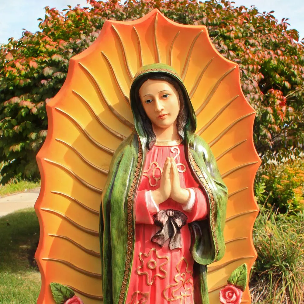 The Virgin of Guadalupe Religious Statue: Grande