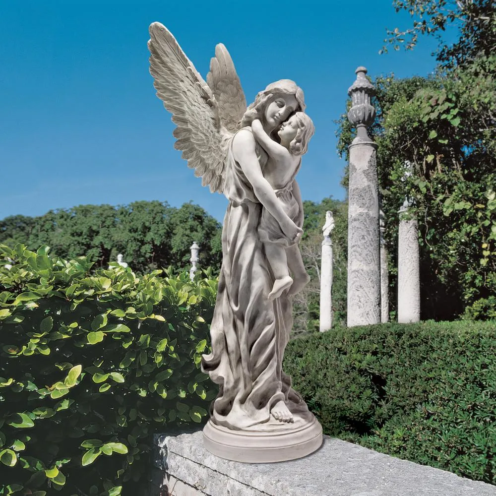 Heaven's Guardian Angel Garden Statue