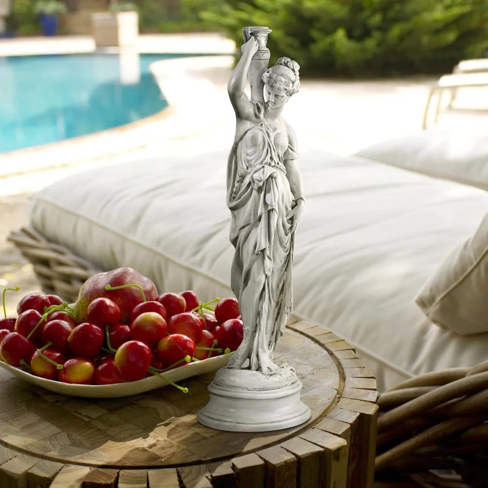 Dione, the Divine Water Goddess Garden Statue: Medium