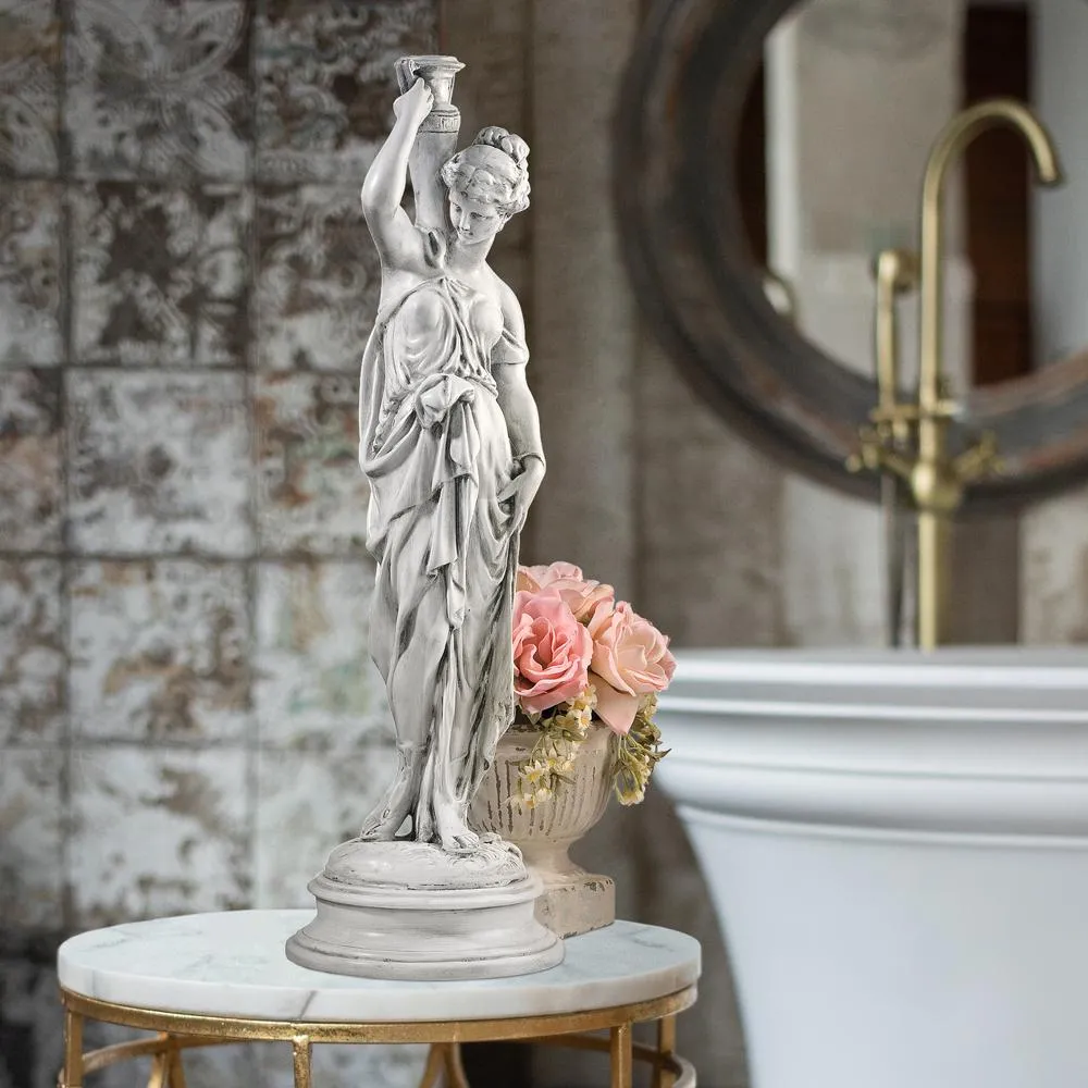 Dione, the Divine Water Goddess Garden Statue: Medium
