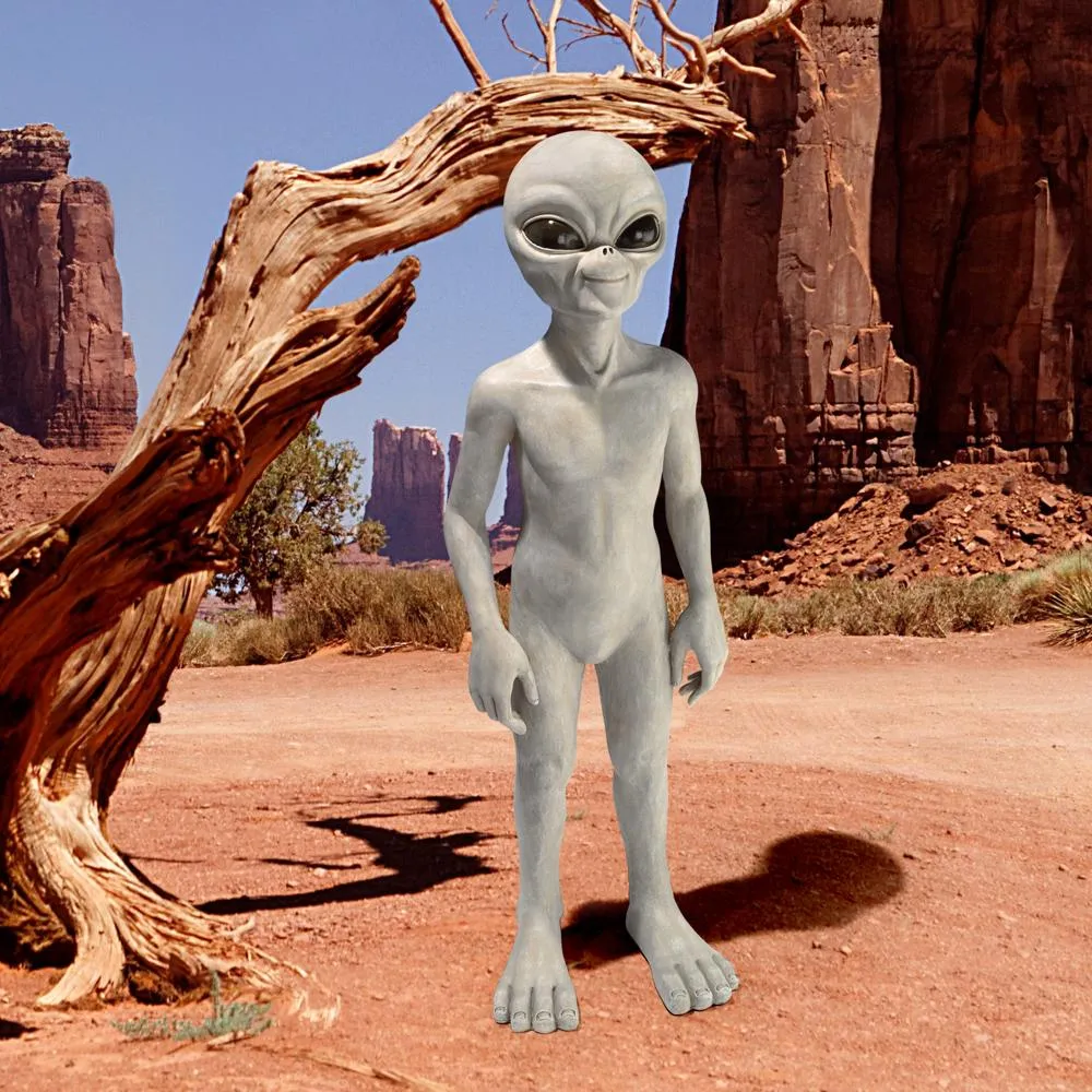 The Out-of-this-World Alien Extra Terrestrial Statue: Large