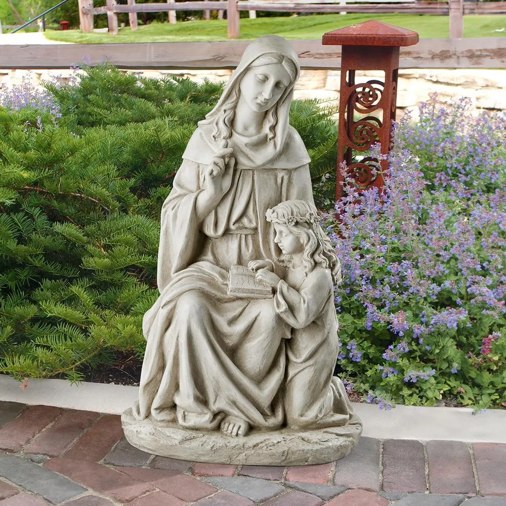 Saint Anne with the Young Mary, Mother of Jesus Statue