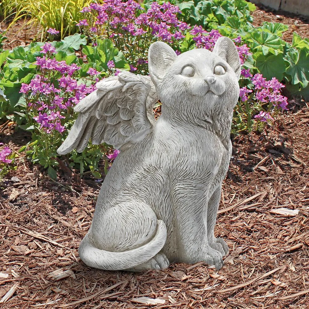 Loving Friend, Memorial Pet Cat Statue: Large