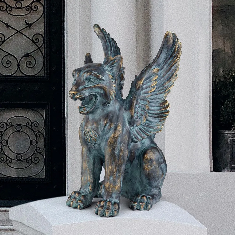Caesar's Griffin Winged Lion Statue