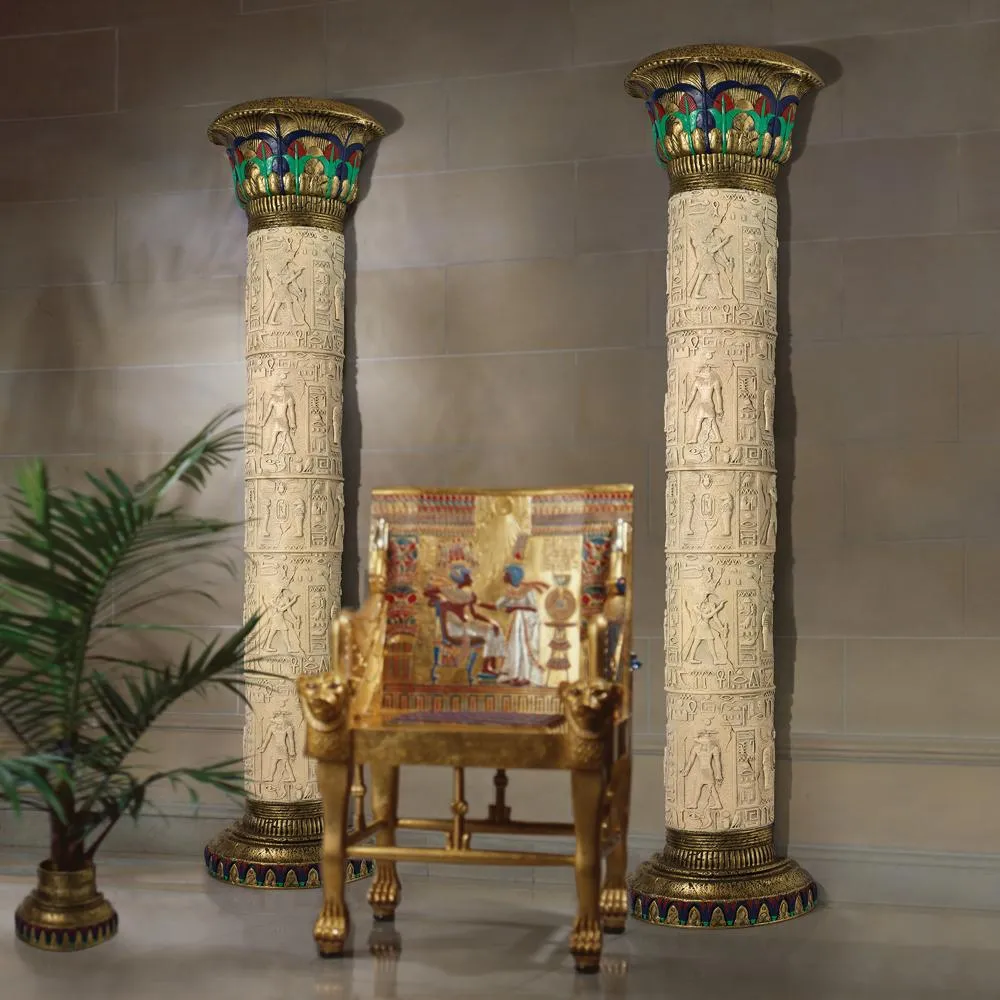 The Giant Columns of Luxor Wall Sculpture: Each