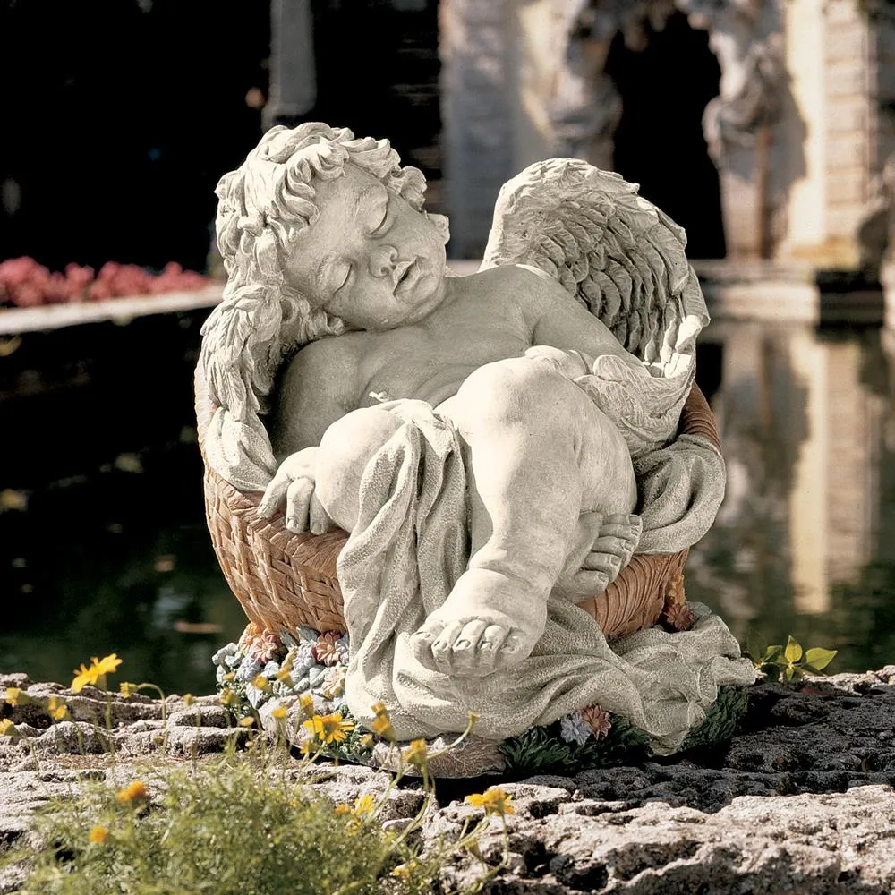 Afternoon Nap Angel Statue: Large