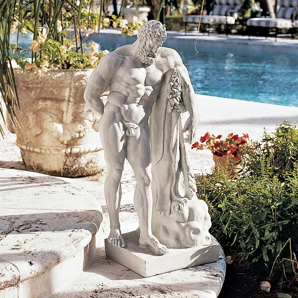 Greek God Farnese Hercules Garden Statue