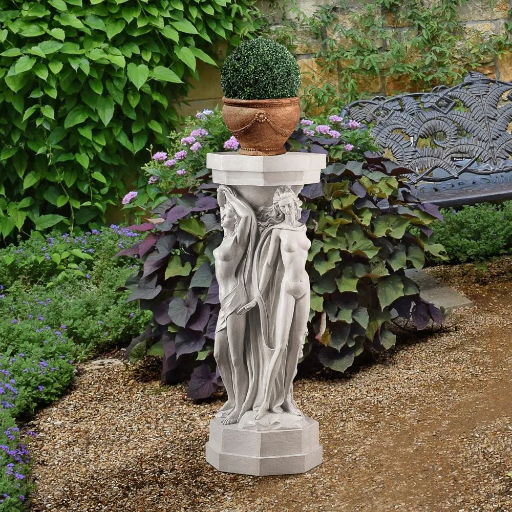 Column of the Maenads Sculptural Pedestal