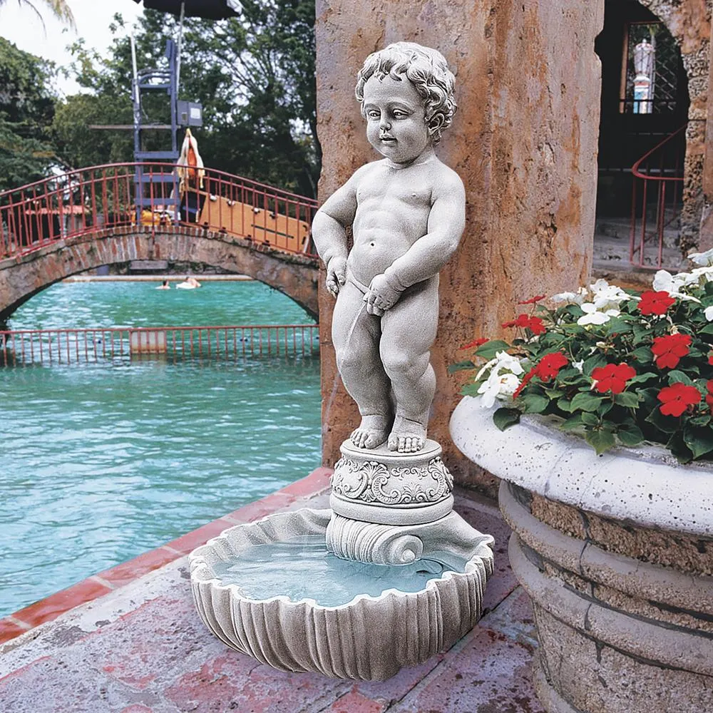 The Peeing Boy of Brussels Sculptural Fountain