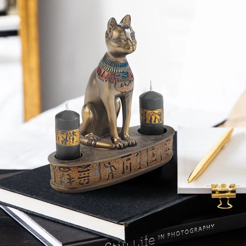 Altar of the Goddess Bastet Candleholder: Each